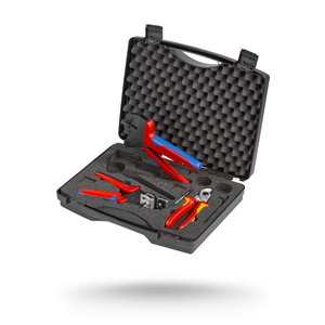 Laidų antgalių užspaudimo replių komplektas antgaliams MC4, 2,5/4/6mm&sup2; 