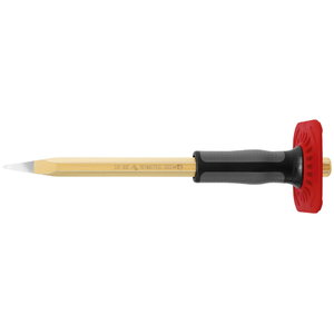 Smailus kaltas su apsaugine rankena, 300 x 18 mm 