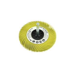 &Scaron;epetys Bristle BB-ZS Radial 75x6x6 P80 su koteliu geltonas 