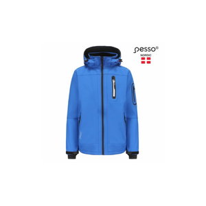 Softshell jacket with hoodie Acropolis blue, Pesso