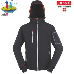 Softshell jacket with hoodie Acropolis grey XL, Pesso