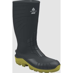 Product image of: Rubber safety boots Aerobuild S5 CI FO SR, grey/yellow 48, Delta Plus