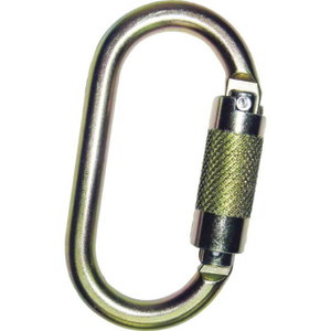 Karabiner with 1/4 turn automatic lock, 17 MM opening 