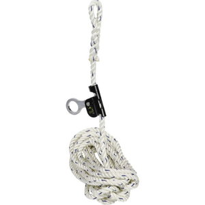 Fall arrester + rope 10m with diameter 12mm, Delta Plus