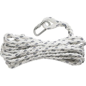 POLYAMIDE Ų 14 MM ROPE, LENGTH 10 M, 1 LOOP & THIMBLE, 1 AMr, DELTAPLUS