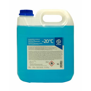 Logu tīrīšanas šķidrums  ziemas -20°C etanol-citron 4L, Stokker