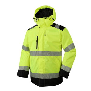 Hi.vis winterjacket Arizona CL2 , yellow/black, PESSO