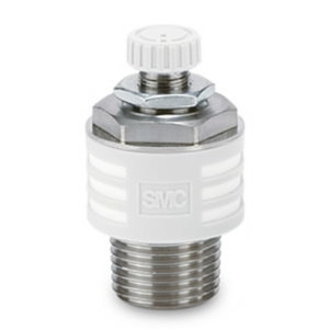 Metering valve with silencer