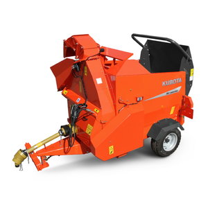 Rulonų smulkintuvas KUBOTA BC 1300Pro 