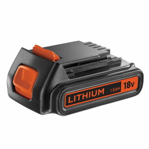 Battery 18V / 1,5 Ah Li-ion, Black+Decker