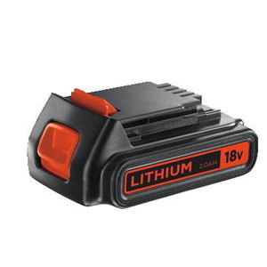 18V Lithium-ion 2.0Ah akumulators, Black+Decker