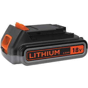 18V Lithium-ion 2.5Ah akumulators, Black+Decker