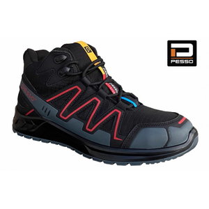 Apsauginiai batai Boulder S3 SRC, juoda/raudona, Pesso