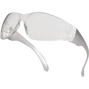 BRAVA2 protective glasses, clear lens, clear frame, Delta Plus