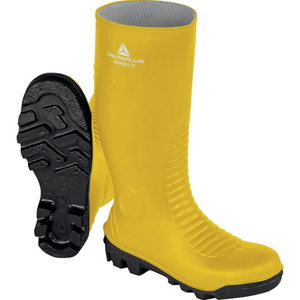 Rubber safety boots Bronze2 S5 SRA, yellow/black, DELTAPLUS