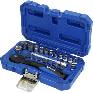 1/4" Muciņu komplekts 23-gab., Brilliant Tools