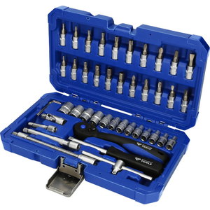 1/4" Muciņu komplekts, 46-gab., Brilliant Tools