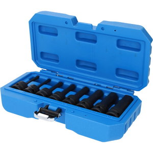 1/2´´ impact bit socket hexagon socket set, 8 pcs, 5 – 19 mm 