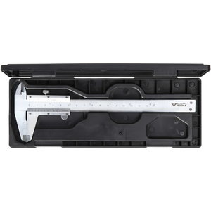 Caliper 0-150mm, mechanical, in plastic box, Brilliant Tools