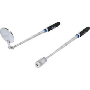 Teleskopinis veidrodis D52mm ir magnetas 2kg, ilgis 620mm, Brilliant Tools