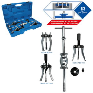 Guolių nuėmiklių komplektas. 5 dalių, Brilliant Tools