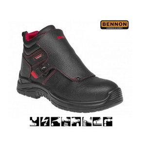 Apsauginiai batai suvirintojui Welder S3 HRO SRC, juoda, Bennon