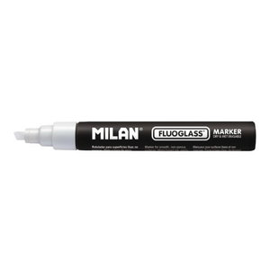 Marker Milan Fluoglass white 2-4mm, water based