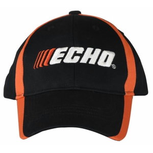 Kepurė juoda ECHO, black/orange 
