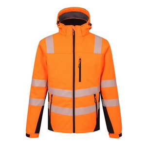 Žieminė softshell striukė Calgary, su pamušalu CL2, oranžinė, PESSO