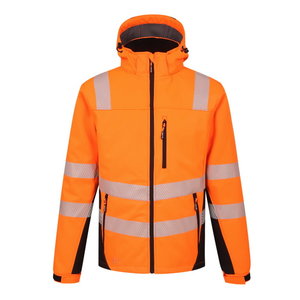Winter softshell jacket Hi-Vis Calgary, orange XL, Pesso