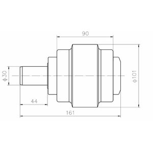 Carrier roller ProTrack 