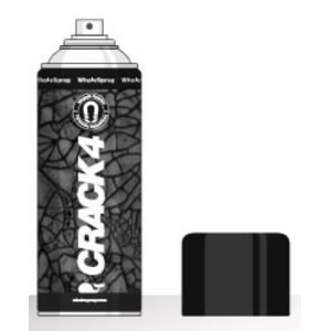 NDT Crack4 kontrastviela ar melnā magentiskām daļinām 400ml, Whale Spray