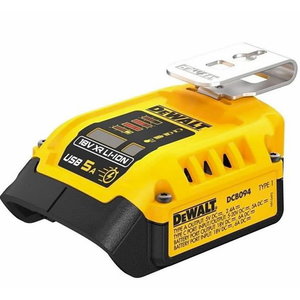 Lādētāja adapteris 18V, USB, DeWalt