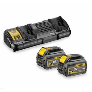 Flexvolt dual fast charger for 18 - 54V + 2x6,0Ah batteries 