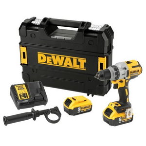 Cordless drill DCD991P2, brushless, 18V / 5,0Ah, DeWalt