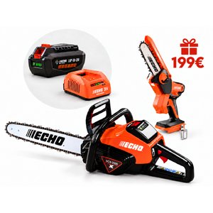 Akkuketjusaha DCS-3500, 56V, X-Series, akulla ja laturilla + DHS-3006 ilmaiseksi