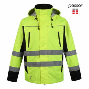 Koorikjope Denver kõrgnähtav CL2, kollane/must, Pesso