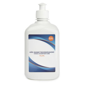 Roku dezinfekcijas līdzeklis 500ml iepakojums
