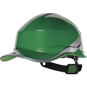 Protective helmet BASEBALL, adjustable, green DIAMOND V