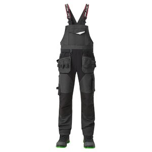 Bibpants w hanging pockets Titan Flexpro, grey C58/188