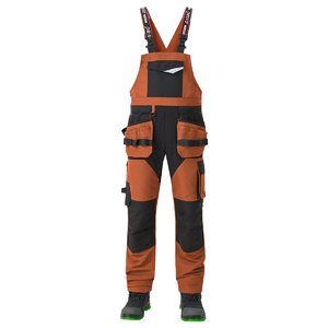 Bibpants w hanging pockets Titan Flexpro, brown C62/188