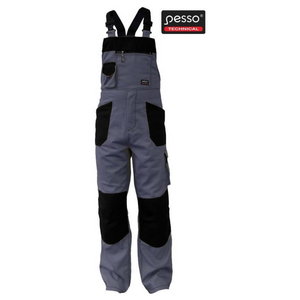 Bibpants  grey/black, Pesso
