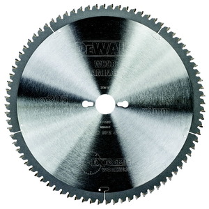 Circular saw-blade 305x3,0x30, z80, -5°. Aluminium, MDF, ply, DeWalt