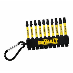 Skrūvgrieža uzgaļu komplekts 1/4´´ Flextorq 10gab..TX, DeWalt