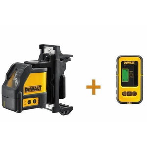 Lazerinis nivelyras DW088KD, 2 raudonos linijos + DE0892, DeWalt