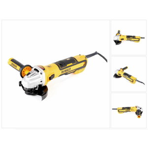 Leņķa slīpma&scaron;īna DWE4347, bezoglī&scaron;u, 125mm, 1700W, DeWalt