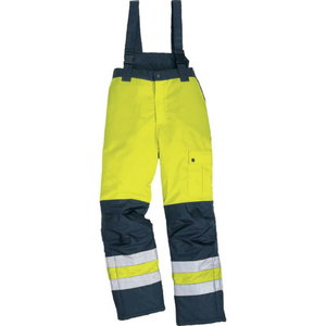 Winter bib pants FARGO high visibility CL1, yellow XL, Delta Plus