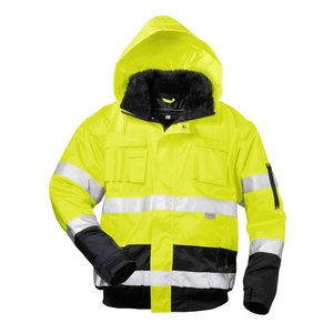 High visible winterjacket 2in1 with hood C466 navy/yellow S