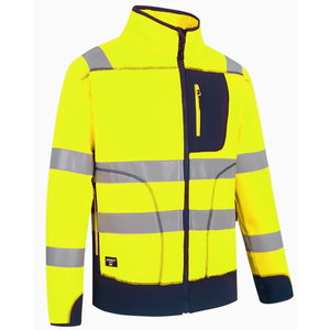 Hi-Vis CL2 flīsa jaka FL02, dzeltena/tumši zila, PESSO