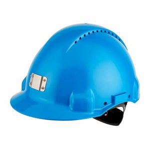 Hard Hat, Uvicator, Ratchet, Ventil. plastic sweatband, blue G3000NUV-10-BB, 3M